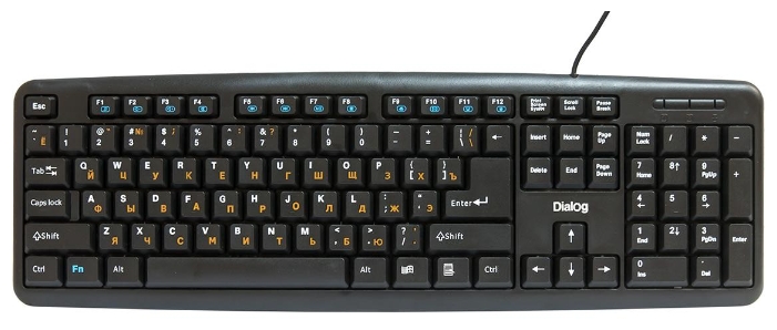 

Клавиатура Dialog KM-025U, мембранная, USB, черный, KM-025U Black USB