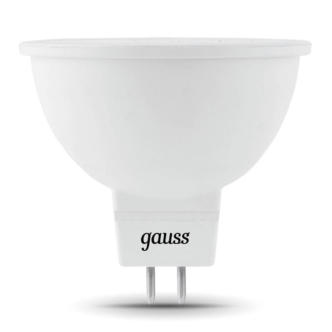 Лампа светодиодная GU5.3, MR16, 5 Вт, 4100K, GAUSS