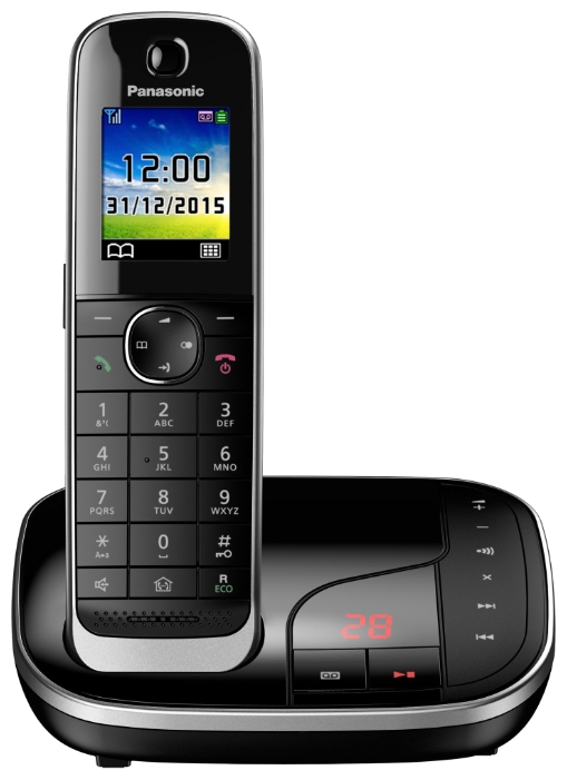 

Радиотелефон Panasonic KX-TGJ320, DECT, АОН, черный (KX-TGJ320), KX-TGJ320