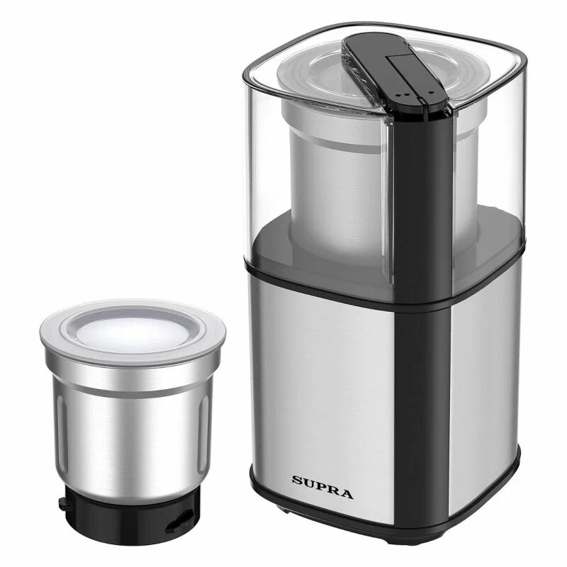 

Кофемолка SUPRA CGS-320, ротационный нож, 80 г, 300 Вт, сталь (CGS-320), CGS-320