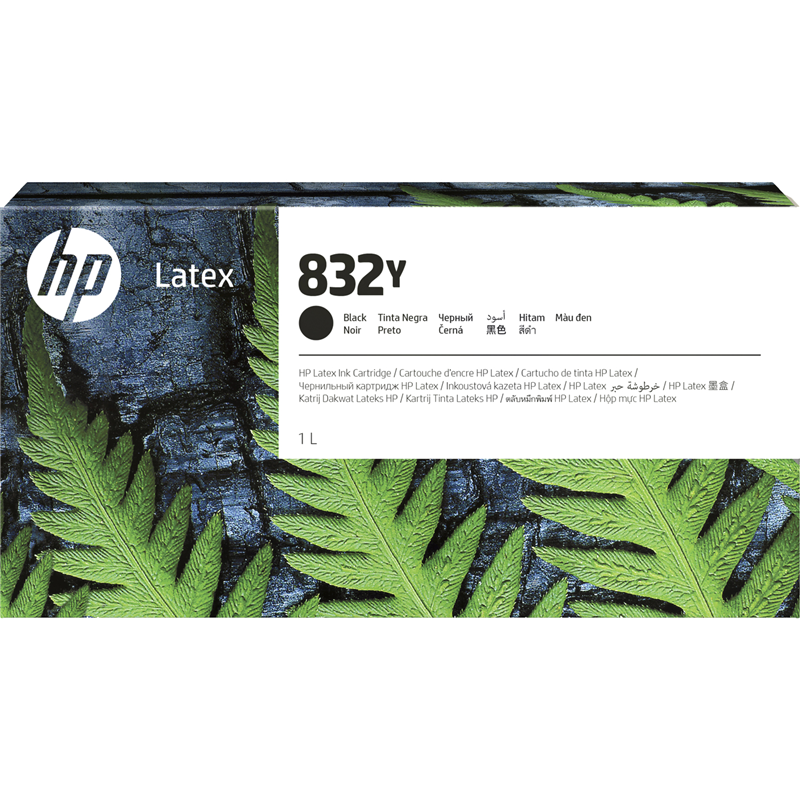 

Картридж струйный HP 832Y (4UV05A), черный, оригинальный, объем 1 л для Latex 700/Latex 700W, 832Y