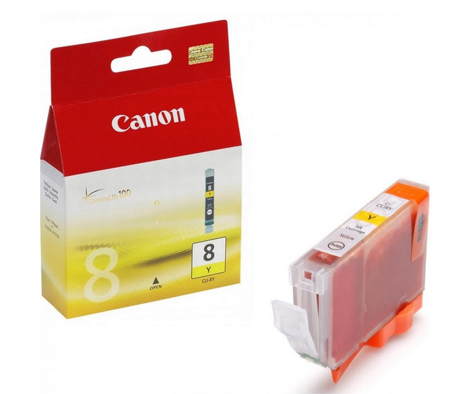 

Картридж струйный Canon CLI-8Y EMB (0623B001), желтый, оригинальный, CLI-8Y EMB