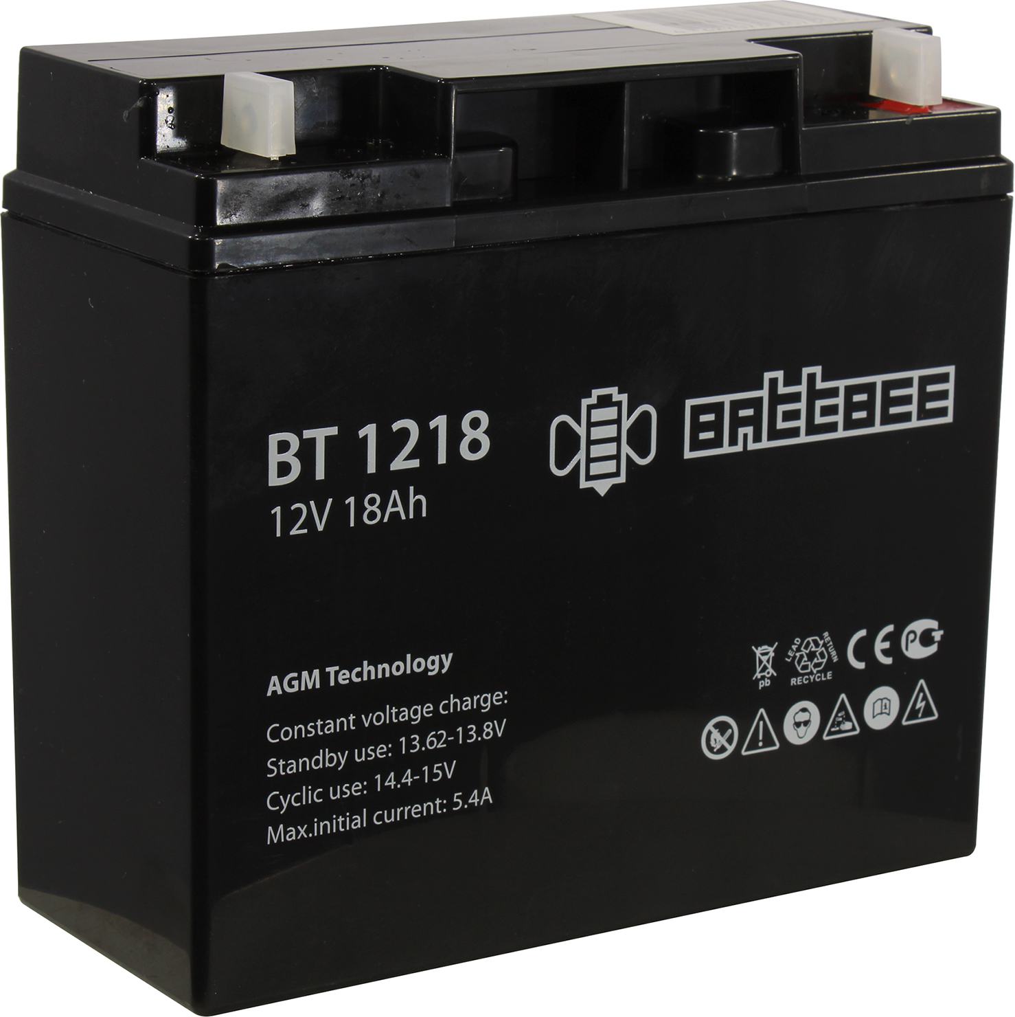 Аккумуляторная батарея для ИБП BattBee, 12V, 18Ah