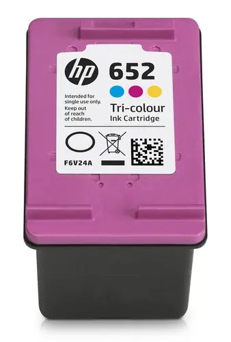 Картридж HP 652 (F6V24AE), голубой/пурпурный/желтый