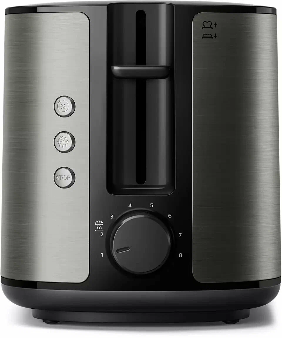 Тостер Philips HD2651/80, нержавеющая сталь/черный