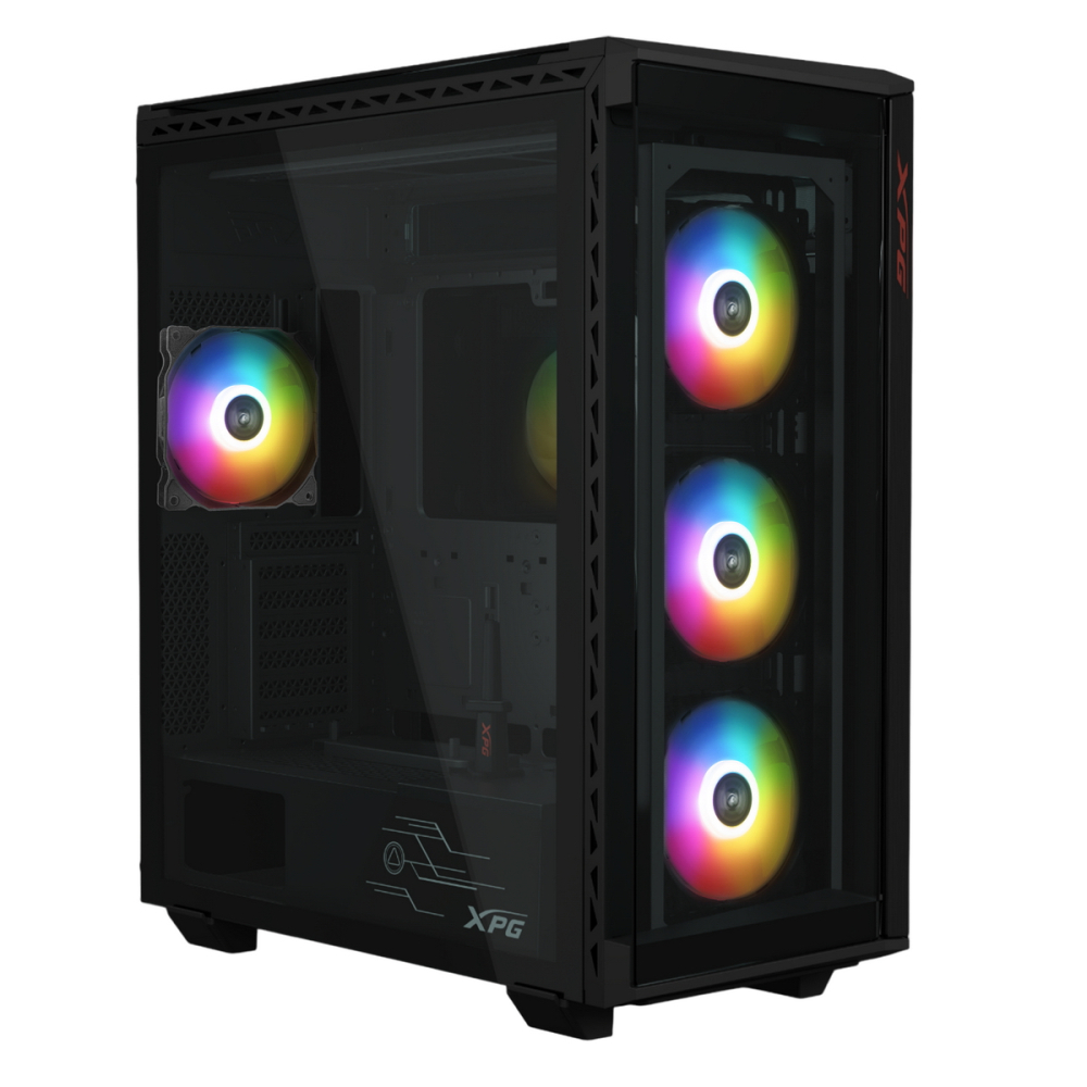 

Корпус Adata XPG BATTLECRUISER II ST, EATX, Midi-Tower, 2xUSB 3.1, USB Type-C, RGB подсветка, черный, без БП (BATTLECRUISERIIST-BKCWW), XPG BATTLECRUISER II ST