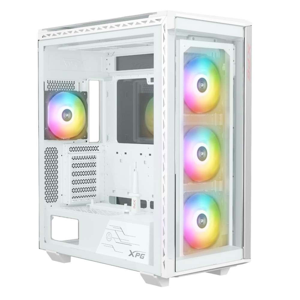 

Корпус Adata XPG BATTLECRUISER II ST, EATX, Midi-Tower, 2xUSB 3.1, USB Type-C, RGB подсветка, белый, без БП (BATTLECRUISERIIST-WHCWW), XPG BATTLECRUISER II ST