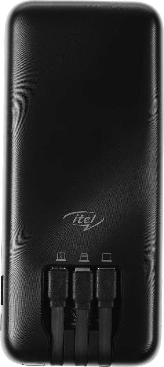 

Портативный аккумулятор (Powerbank) ITEL Super Slim Star100C, 10000 мА·ч, 2xUSB, 2.1А, QC, черный (1911887), Super Slim Star100C