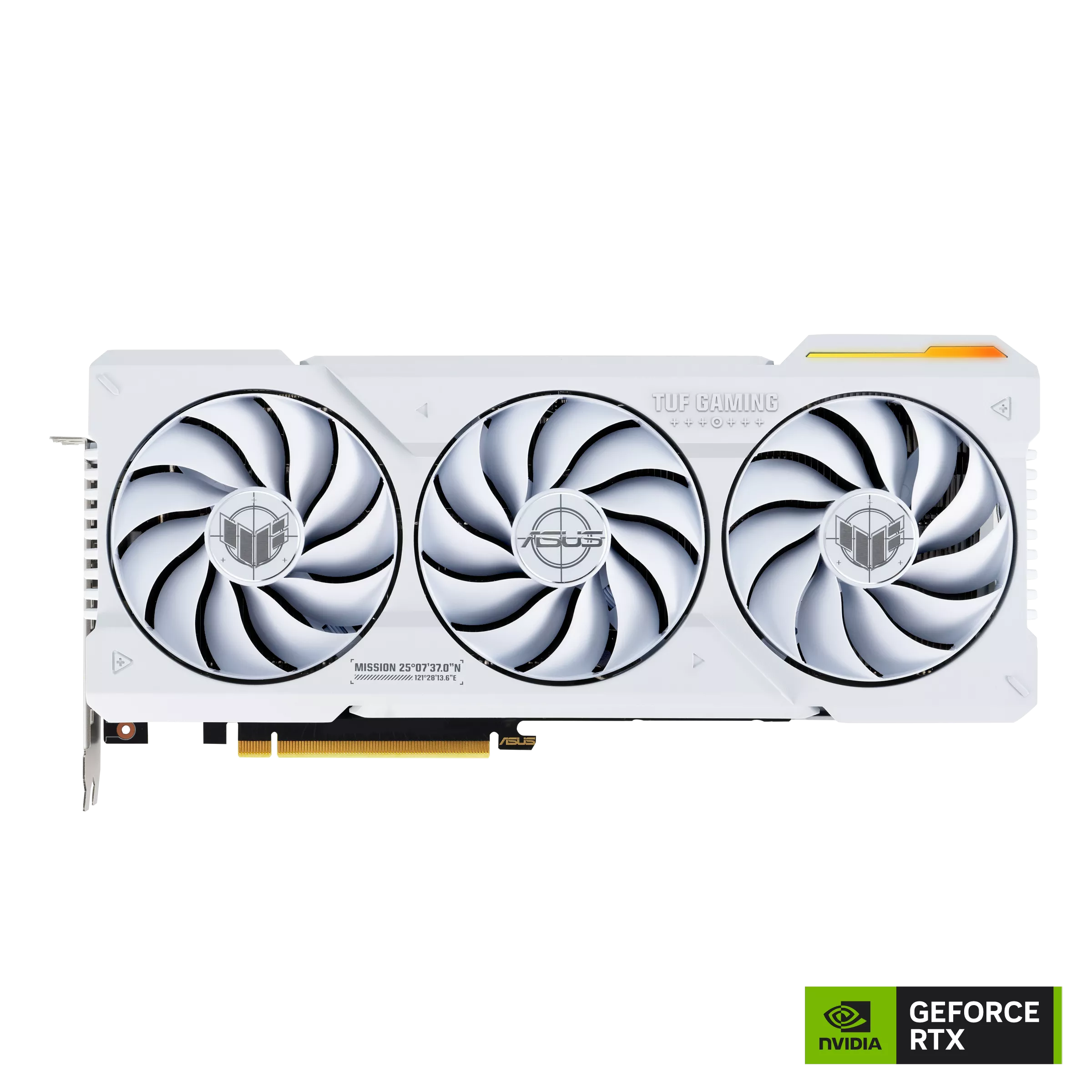 

Видеокарта ASUS NVIDIA GeForce RTX 4070Ti TUF-RTX4070TI-O12G-WHITE-GAMING, 12Gb DDR6X, 192 бит, PCI-E, 2HDMI, 3DP, Retail (90YV0IJ2-M0NA00 ), TUF-RTX4070TI-O12G-WHITE-GAMING