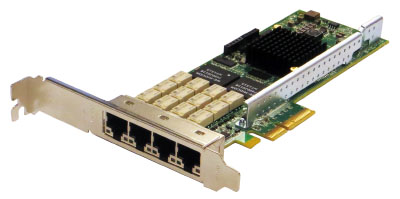 Сетевая карта Bypass Silicom PE2G4BPi35LA, 4xRJ-45, 1 Гб/с (PE2G4BPi35LA-SD)