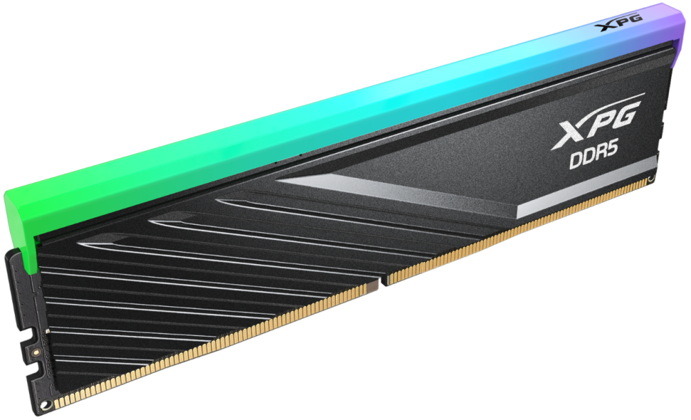 

Память DDR5 DIMM 16Gb, 6400MHz, CL32, 1.4V, ADATA, XPG Lancer Blade RGB (AX5U6400C3216G-SLABRBK) Retail, AX5U6400C3216G-SLABRBK
