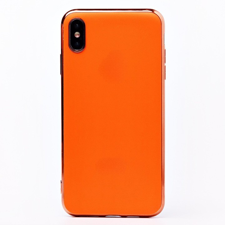 

Чехол-накладка ORG SC154 матовый для смартфона Apple iPhone XS Max, силикон, оранжевый (112999)