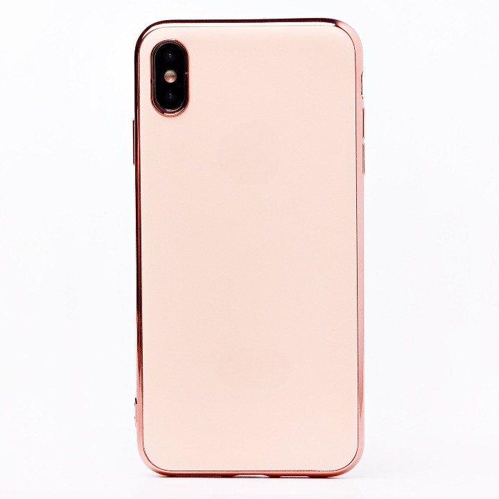 

Чехол-накладка ORG SC154 матовый для смартфона Apple iPhone XS Max, силикон, розовый (113000)