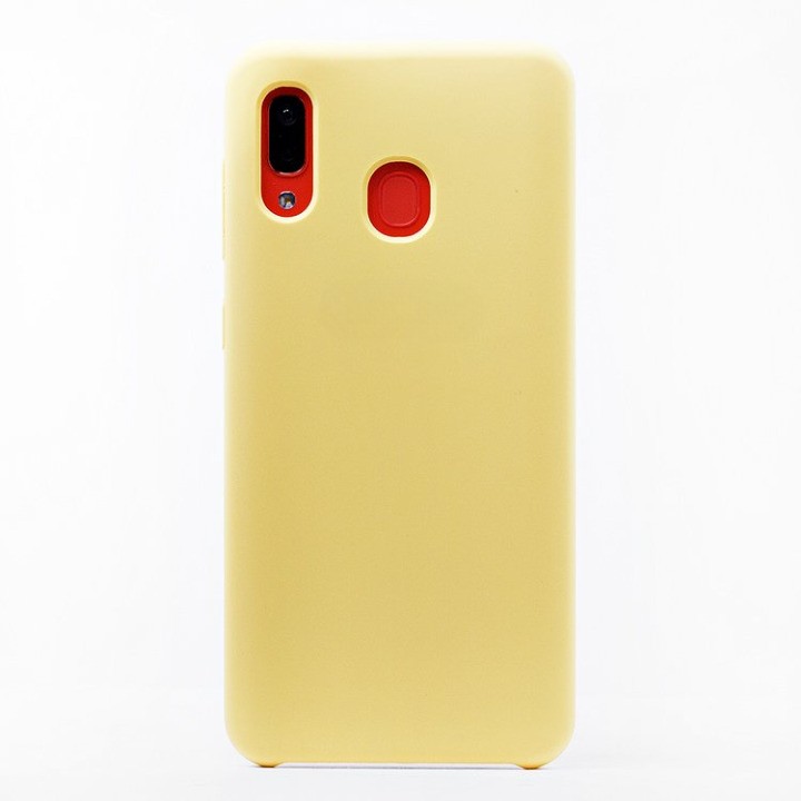 

Чехол-накладка ORG для смартфона Samsung SM-A205/305 Galaxy A20/A30, soft-touch, желтый (102692)