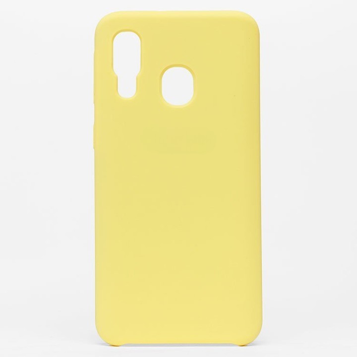 

Чехол-накладка ORG для смартфона Samsung SM-A405 Galaxy A40, soft-touch, желтый (102860)