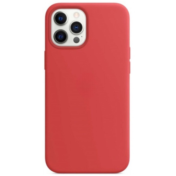 

Силиконовый чехол с микрофиброй Red Line MagSafe для смартфона Apple iPhone 14 Pro Max, силикон/микрофибра, Red (УТ000032612)