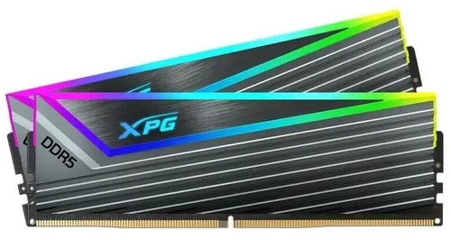 

Комплект памяти DDR5 DIMM 64Gb (2x32Gb), 6400MHz, CL32, 1.4V, ADATA, XPG Caster RGB (AX5U6400C3232G-DCCARGY) Retail, AX5U6400C3232G-DCCARGY