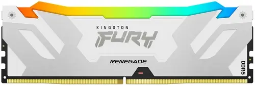 

Память DDR5 DIMM 16Gb, 6000MHz, CL32, 1.35V, Kingston, Fury Renegade White RGB (KF560C32RWA-16) Retail, KF560C32RWA-16