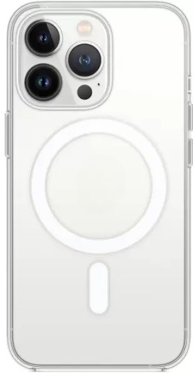 

Чехол-накладка Clear Case для смартфона Apple iPhone 13 Pro, силикон, прозрачный (886715)