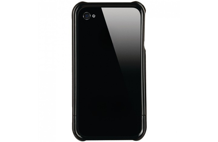 

Чехол-накладка Griffin Elan Frame для смартфона Apple iPhone 4/4S, кожа, графит (GB01791)