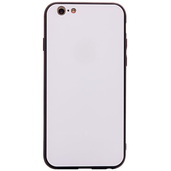 Чехол-накладка NXE Glass Azur stone series для смартфона Apple iPhone 6 Plus/6S Plus, белый