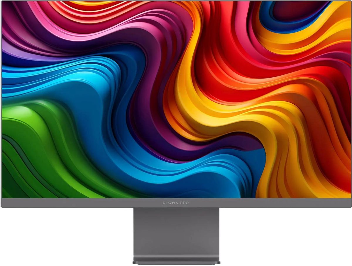 

Монитор 27" Digma Pro Art S IPS, 3840x2160 (16:9), 400кд/м2, 5 мс, 178°/178°, HDMI, DisplayPort, USB Type-C, серый (DM27SP01), Art S