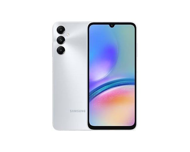 

Смартфон Samsung Galaxy A05s, 6.7" 1080x2400 PLS, Qualcomm Snapdragon 680, 4Gb RAM, 128Gb, 3G/4G, Wi-Fi, BT, 3xCam, 2-Sim, 5000 мА⋅ч, USB Type-C, Android 13, серебристый (SM-A057FZSVSKZ), Galaxy A05s