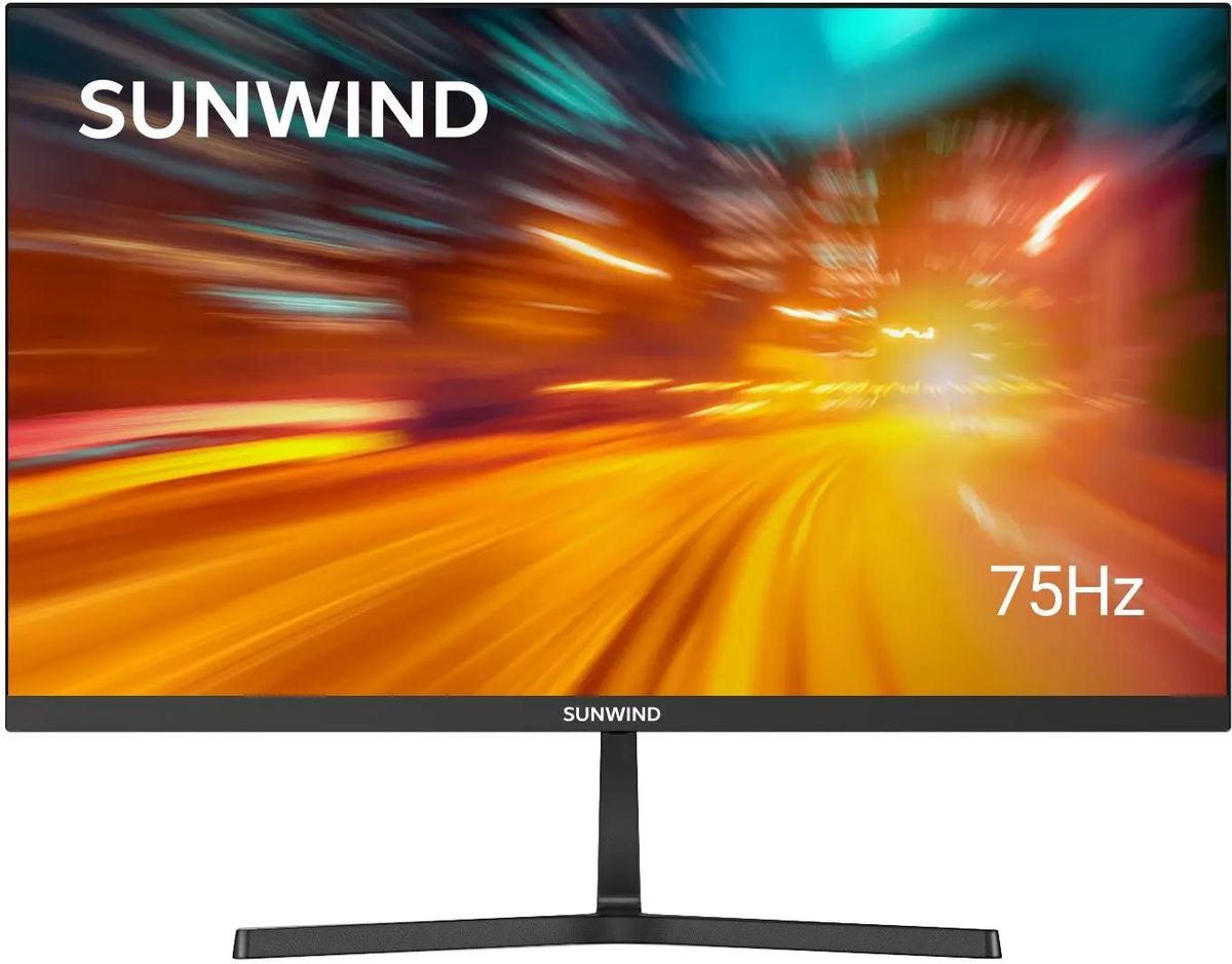 

Монитор 27" Sunwind SM-27QI201 IPS, 2560x1440 (16:9), 300кд/м2, 5 мс, 178°/178°, HDMI, DisplayPort, черный (sm27sb02), SM-27QI201