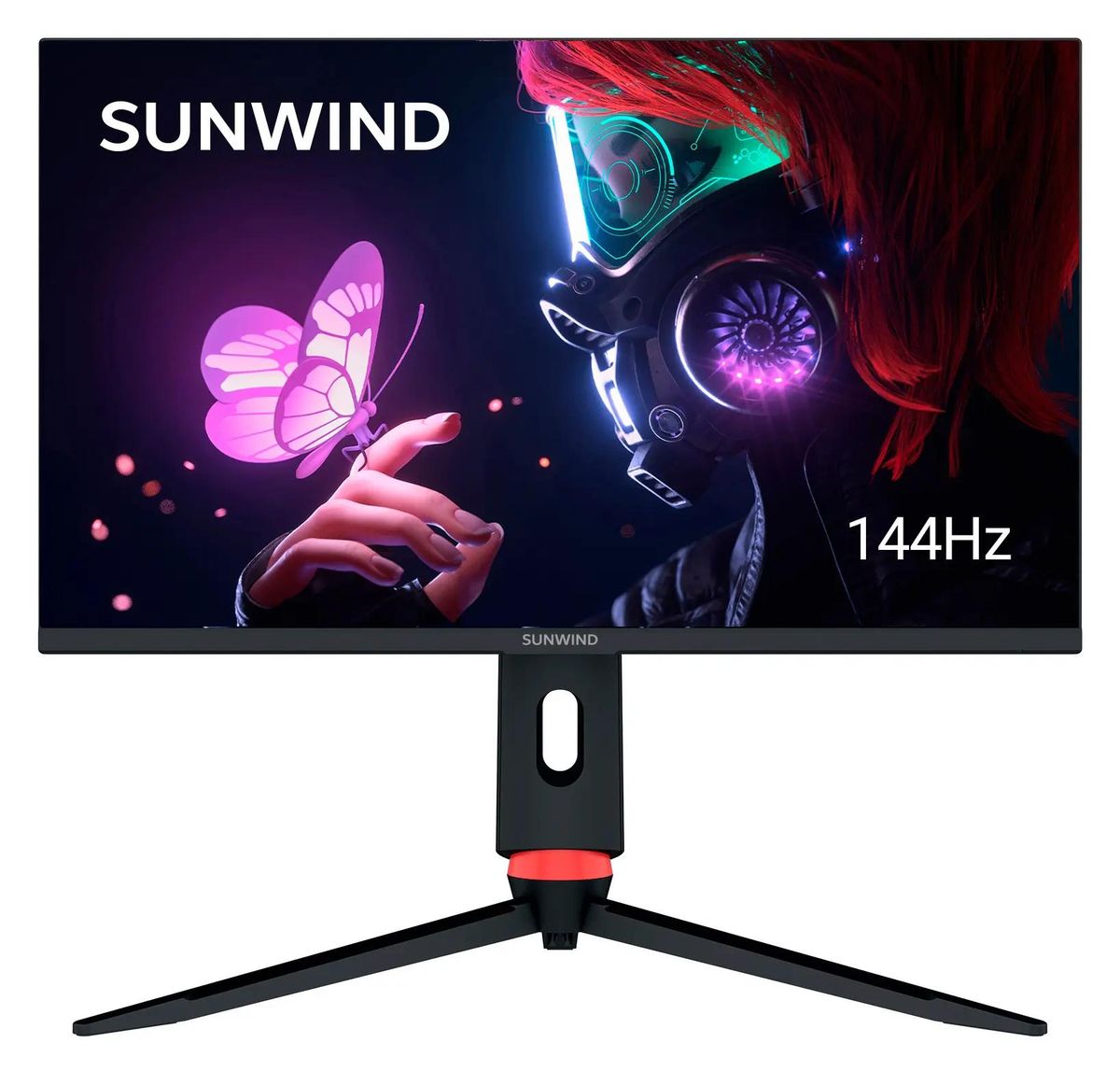 

Монитор 23.8" Sunwind SUN-M24BG120 IPS, 1920x1080 (16:9), 280кд/м2, 144 Гц, 5.9 мс, 178°/178°, HDMI, DisplayPort, черный (SUN-M24BG120), SUN-M24BG120
