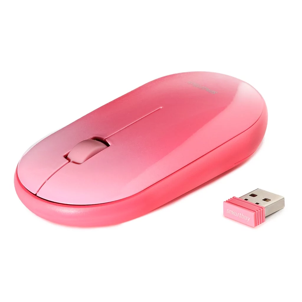 Мышь SmartBuy 266AG, USB, розовый