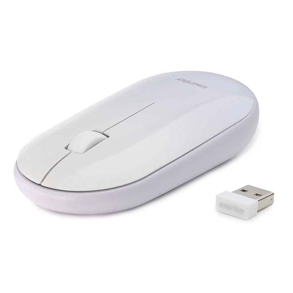 

Мышь беспроводная SmartBuy 266AG, 1200dpi, оптическая светодиодная, USB, белый (SBM-266AG-W), 266AG