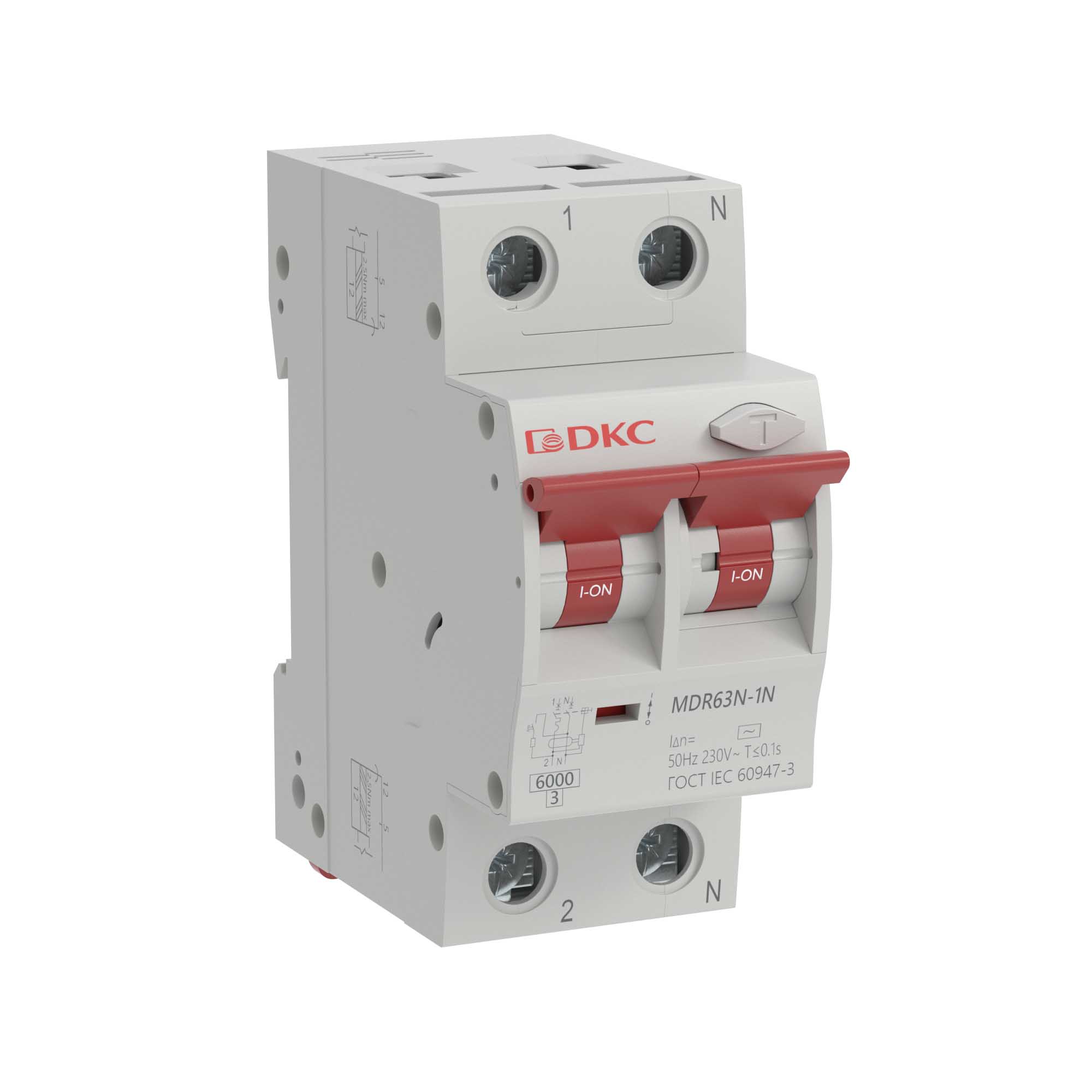 Выключатель автоматический DKC YON max MDR63N-1N2C40-A 40А C 6кА