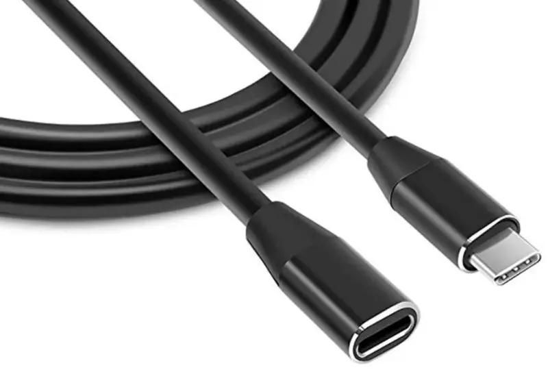 

Кабель USB Type-C(m)-USB Type-C(f), 50 см, черный, PREMIER (5-913 EXT)