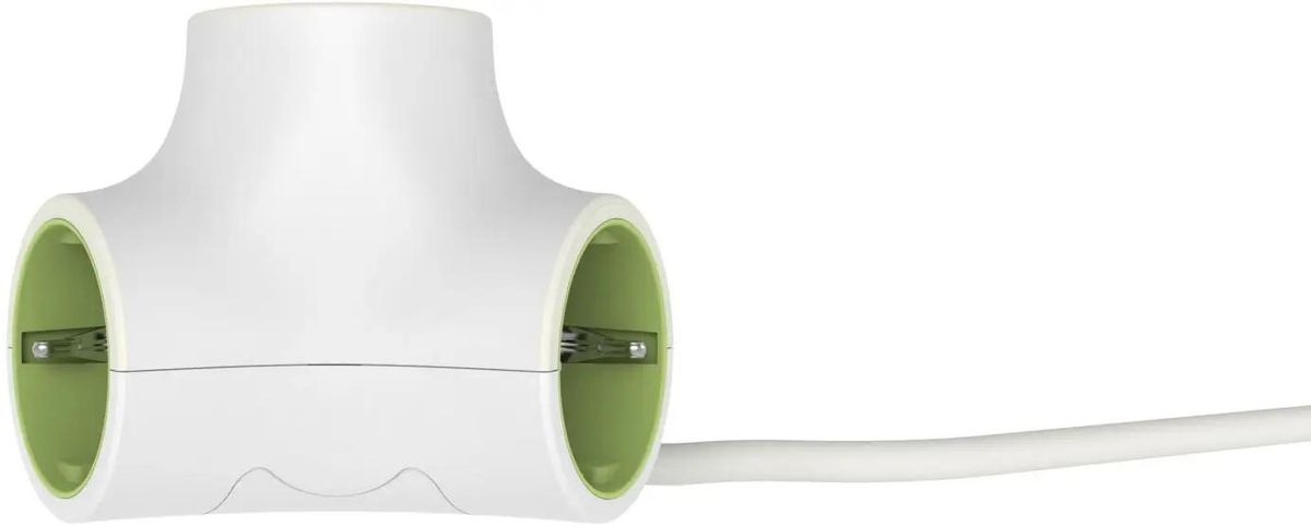 Сетевой фильтр Старт С/УД-Ф SP 3x1-ZD Octopus, 3-розетки, 1.4 м, белый/зеленый (17426)