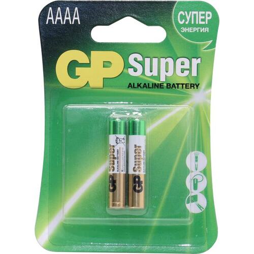 Батарея GP Super Alkaline,AAAA, 1.5V, 2 шт