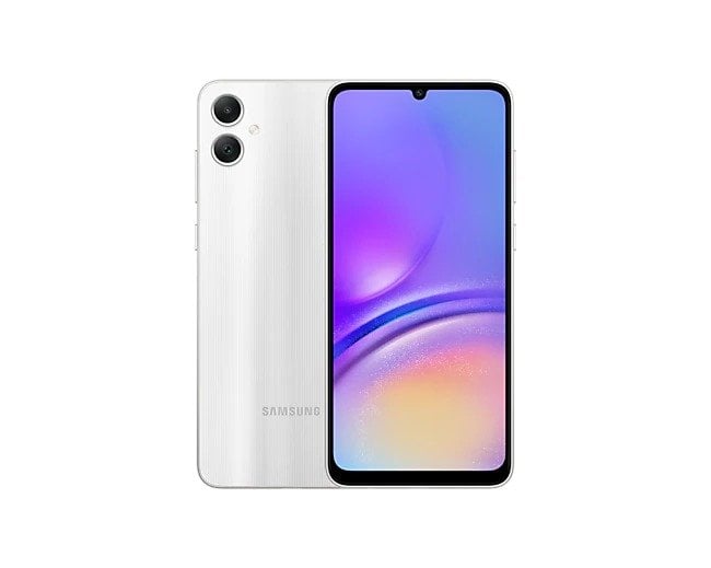 

Смартфон Samsung Galaxy A05, 6.7" 1600x720 PLS, MediaTek Helio G85, 4Gb RAM, 64Gb, 3G/4G, Wi-Fi, BT, 2xCam, 2-Sim, 5000 мА⋅ч, USB Type-C, Android 13, серебристый (SM-A055FZSDSKZ), Galaxy A05