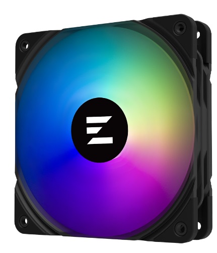 Вентилятор Zalman ZM-AF120 ARGB, 120 мм, 2000rpm, 29.7 дБ, 4-pin PWM, 1шт, ARGB (ZM-AF120 ARGB BLACK) - фото 1