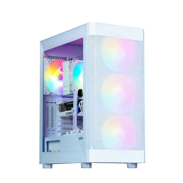 

Корпус Zalman i4 TG, ATX, Midi-Tower, 2xUSB 3.0, RGB подсветка, белый, без БП (i4 TG White), i4 TG