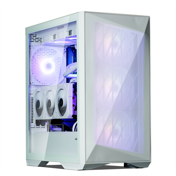 Корпус Zalman Z9 Iceberg MS White, EATX, Midi-Tower, 2xUSB 3.0, USB Type-C, RGB подсветка, черный, без БП (Z9 Iceberg MS White)