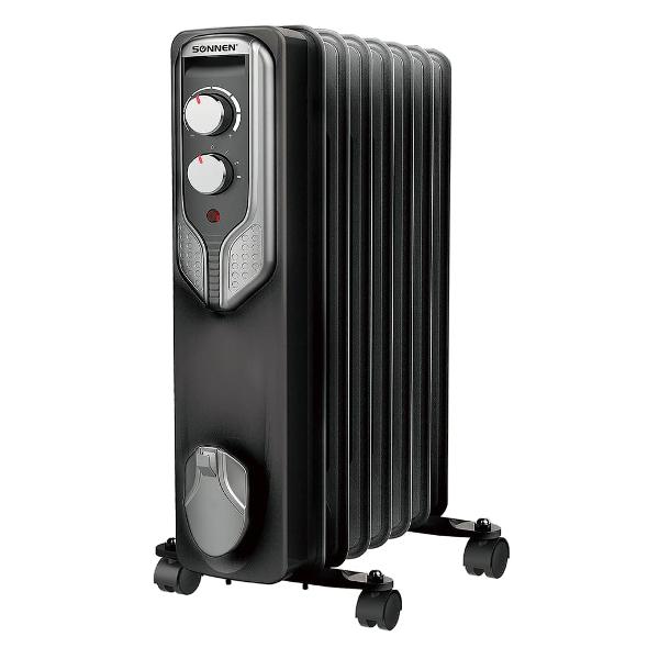 Обогреватель масляный SONNEN DFN-07BL, 1.5 кВт, до 15 м²