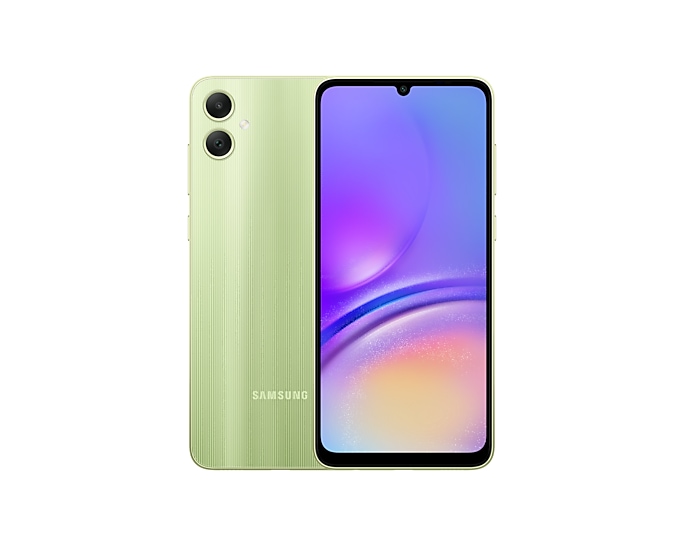 

Смартфон Samsung Galaxy A05, 6.7" 1600x720 PLS, MediaTek Helio G85, 4Gb RAM, 128Gb, 3G/4G, NFC, Wi-Fi, BT, 2xCam, 2-Nano-SIM, 5000 мА⋅ч, USB Type-C, Android 13, зеленый (SM-A055FLGGMEA), Galaxy A05