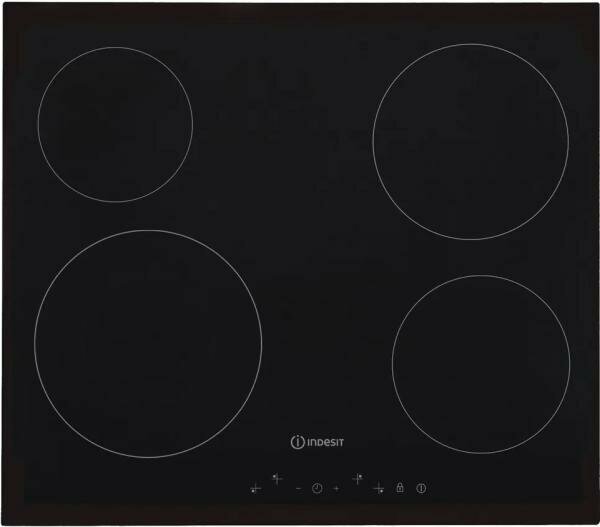 Электрическая варочная панель INDESIT IRT 160 4 конфорки, черный