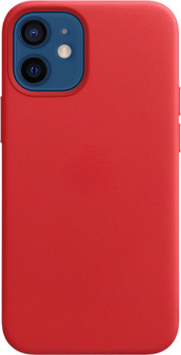 

Чехол Apple MagSafe клип-кейс для смартфона Apple iPhone 12 mini, кожа, красный (MHK73ZE/A)