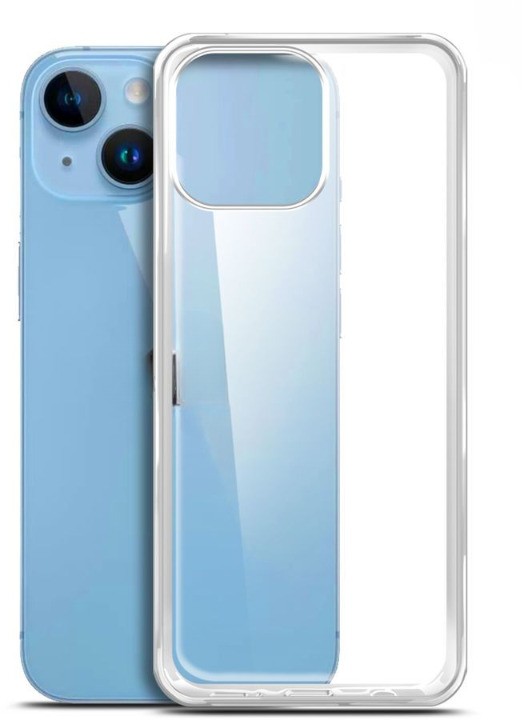 

Чехол-накладка BoraSCO для смартфона Apple iPhone 14 Plus, силикон, прозрачный (70799)