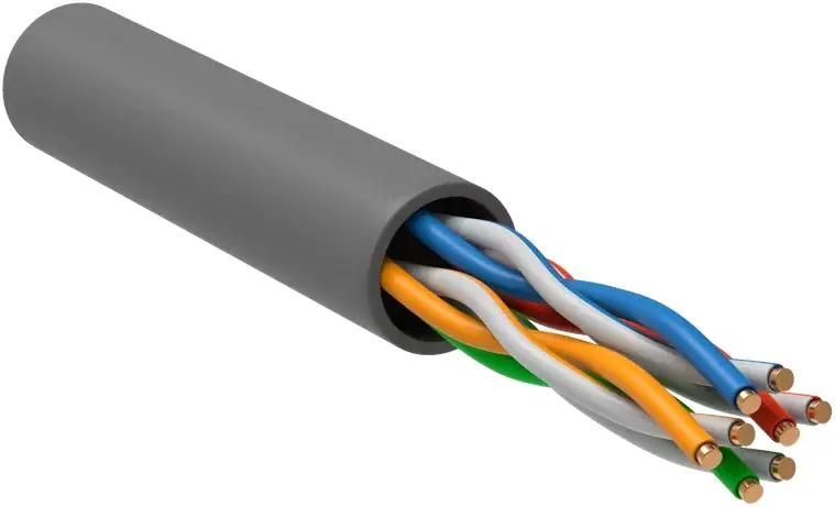 

Витая пара UTP кат.5e, 4 пары, CU, 305м., внутренний, одножильный, PVC, серый, ITK (BC1-C5E04-111-305-T-R-G)