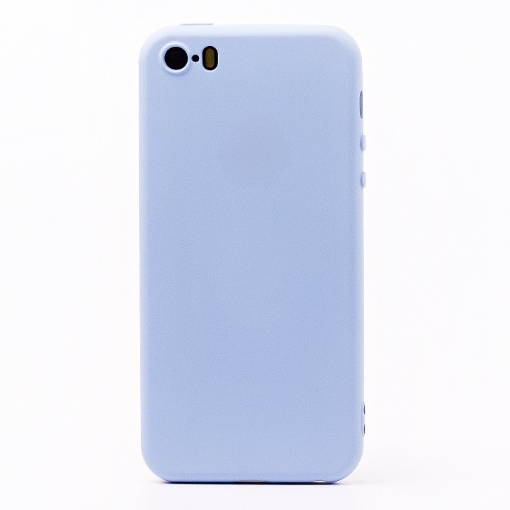 

Чехол-накладка ORG Full Soft Touch для смартфона Apple iPhone 5/5s/SE, силикон, светло-синий (115011)