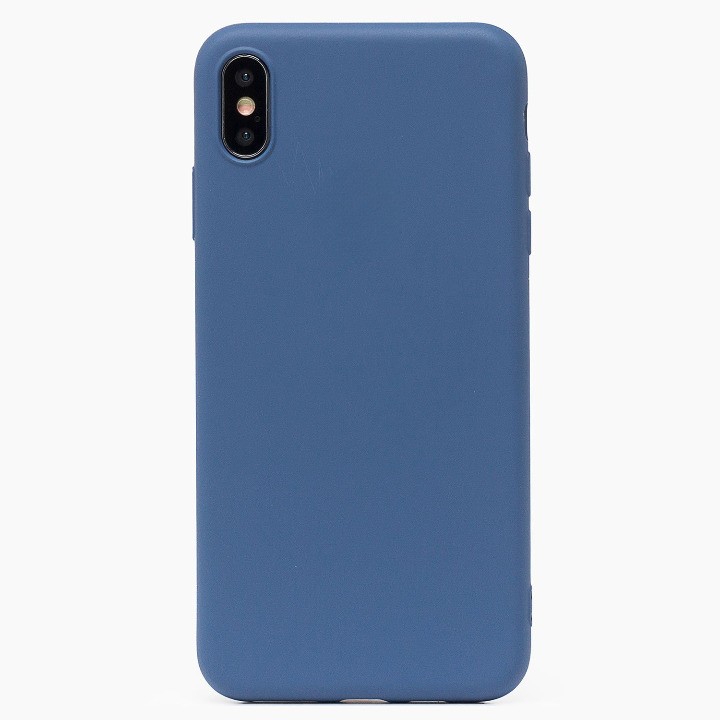 

Чехол-накладка ORG Full Soft Touch для смартфона Apple iPhone XS Max, силикон, синий (115083)