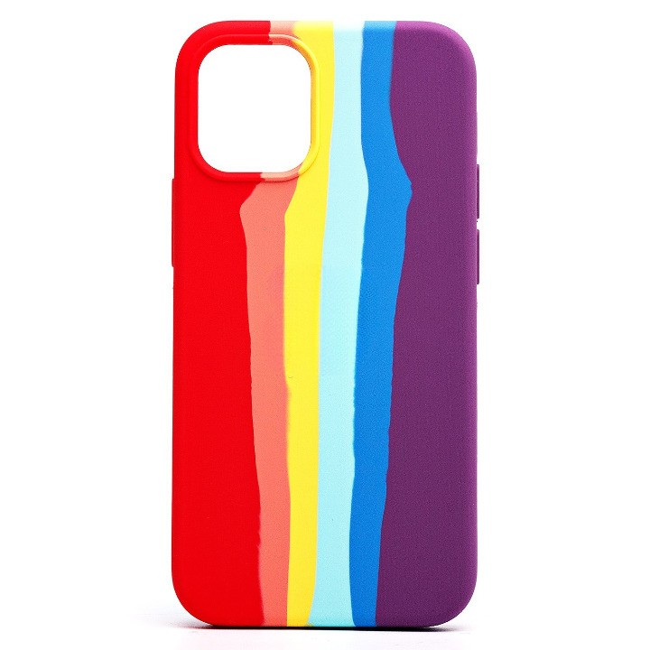 

Чехол-накладка ORG Soft Touch для смартфона Apple iPhone 12 mini, силикон, rainbow (122118)