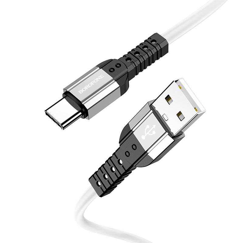 

Кабель USB-USB Type-C, 3А, 1 м, белый, Borofone BX64 Special (6974443381535)