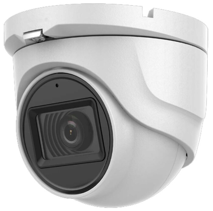 

Камера HD-TVI HiWatch DS-T203A 3.6 мм уличная, купольная, 2Мпикс, CMOS, до 25 кадров/с, до 1920x1080, ИК подсветка 30 м, -40 - +60, белый (DS-T203A (B)), DS-T203A
